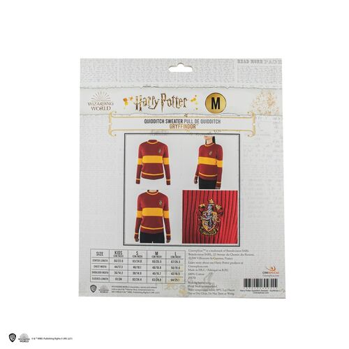 Jersey Harry Potter Gryffindor Quidditch M